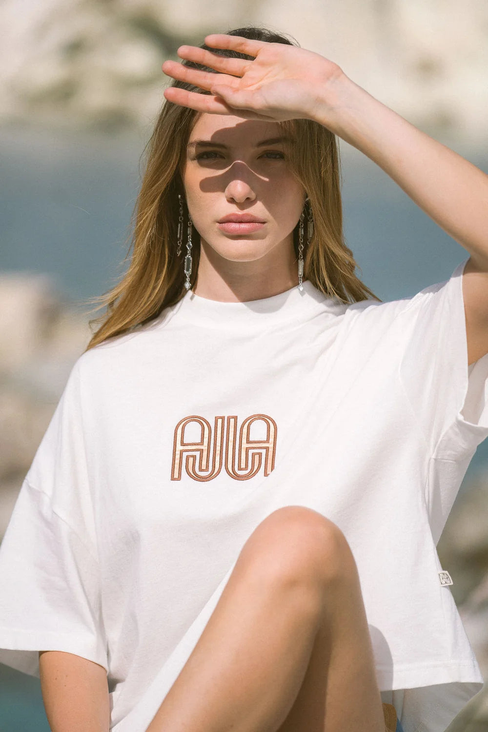 ARAMINTA JAMES Oversized Tee | Snow