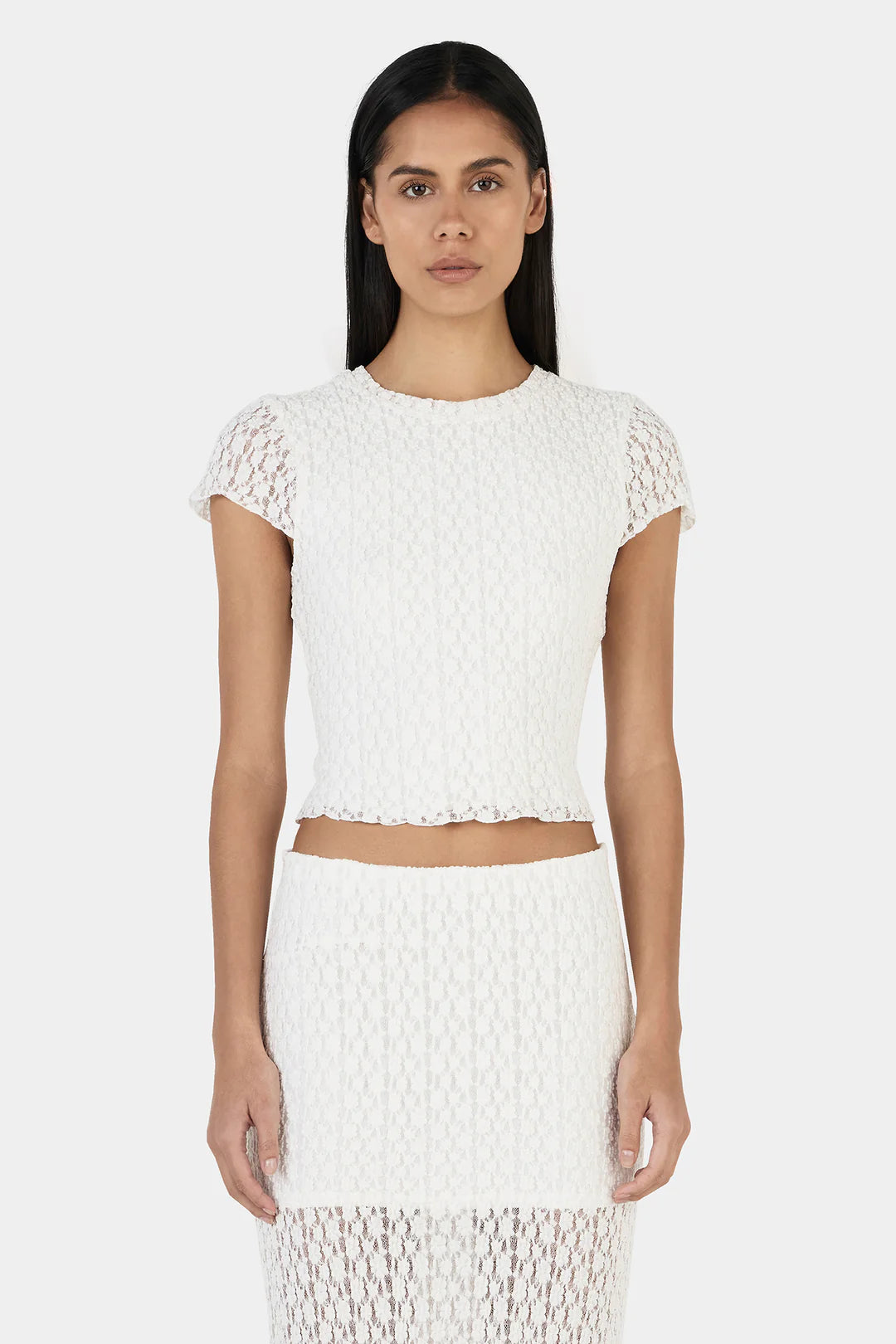 OWNLEY Elsa Baby Tee | Ivory