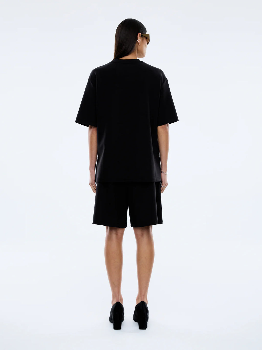 ENA PELLY Sarah Oversized Tee | Vintage Black