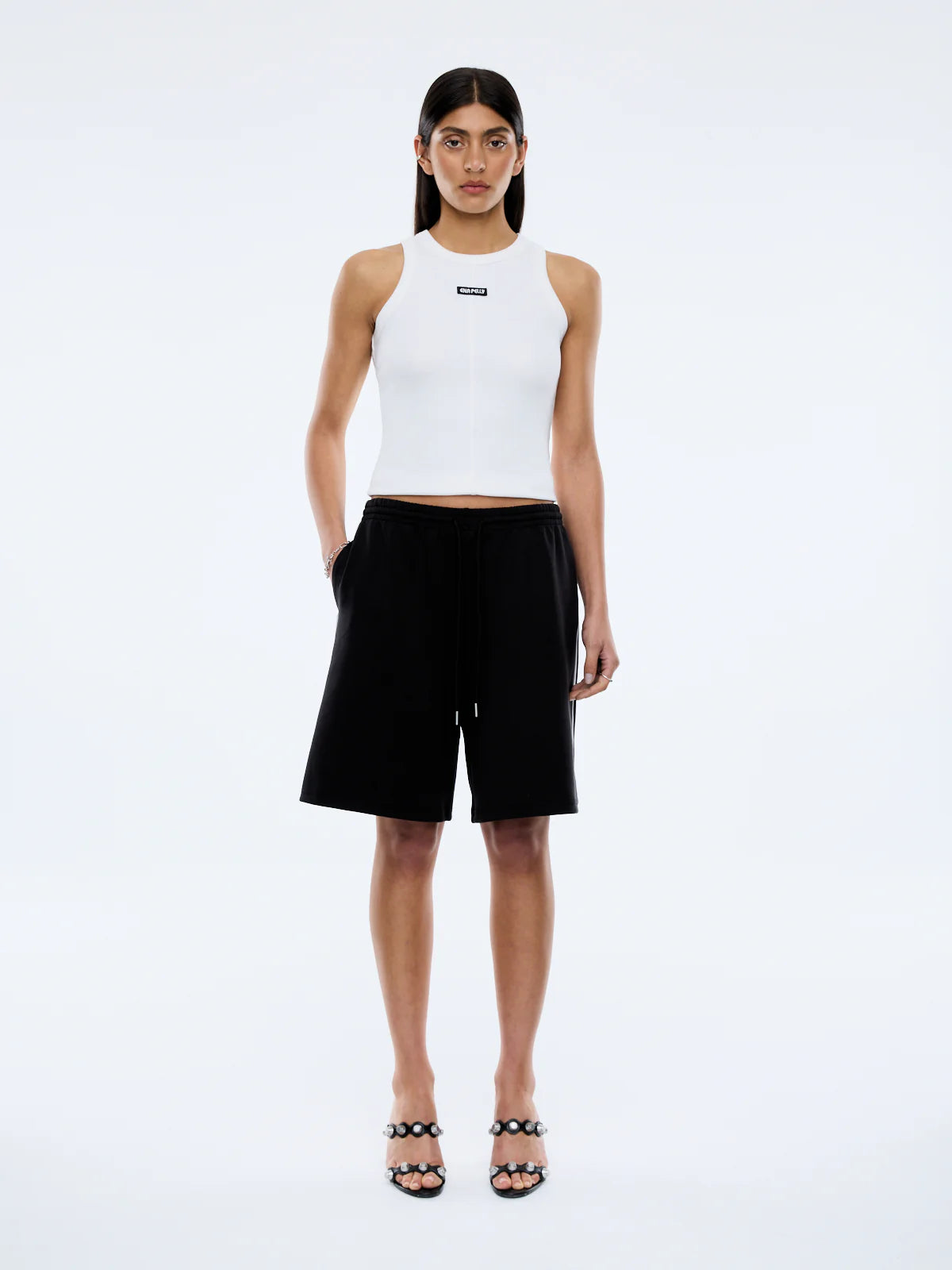 ENA PELLY Sarah Track Short | Vintage Black