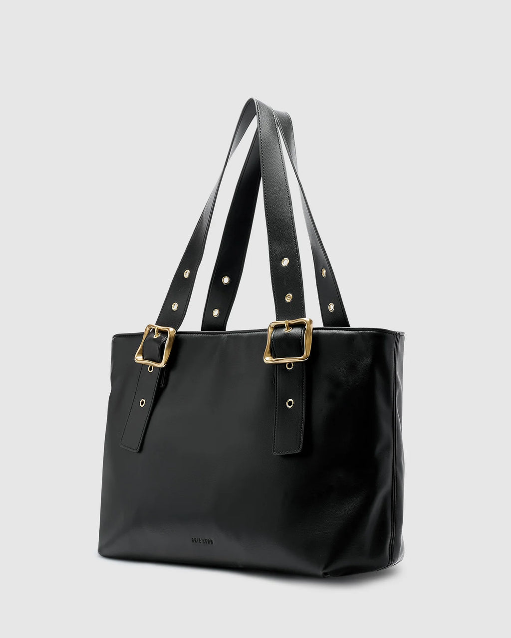BRIE LEON Everyday East-West Weekender | Black