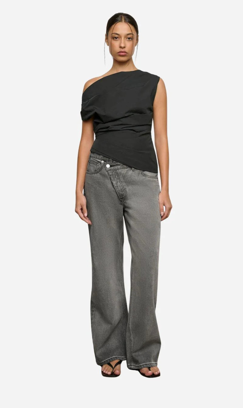 ONE OF OTHERS Dallas Top | Cool Black