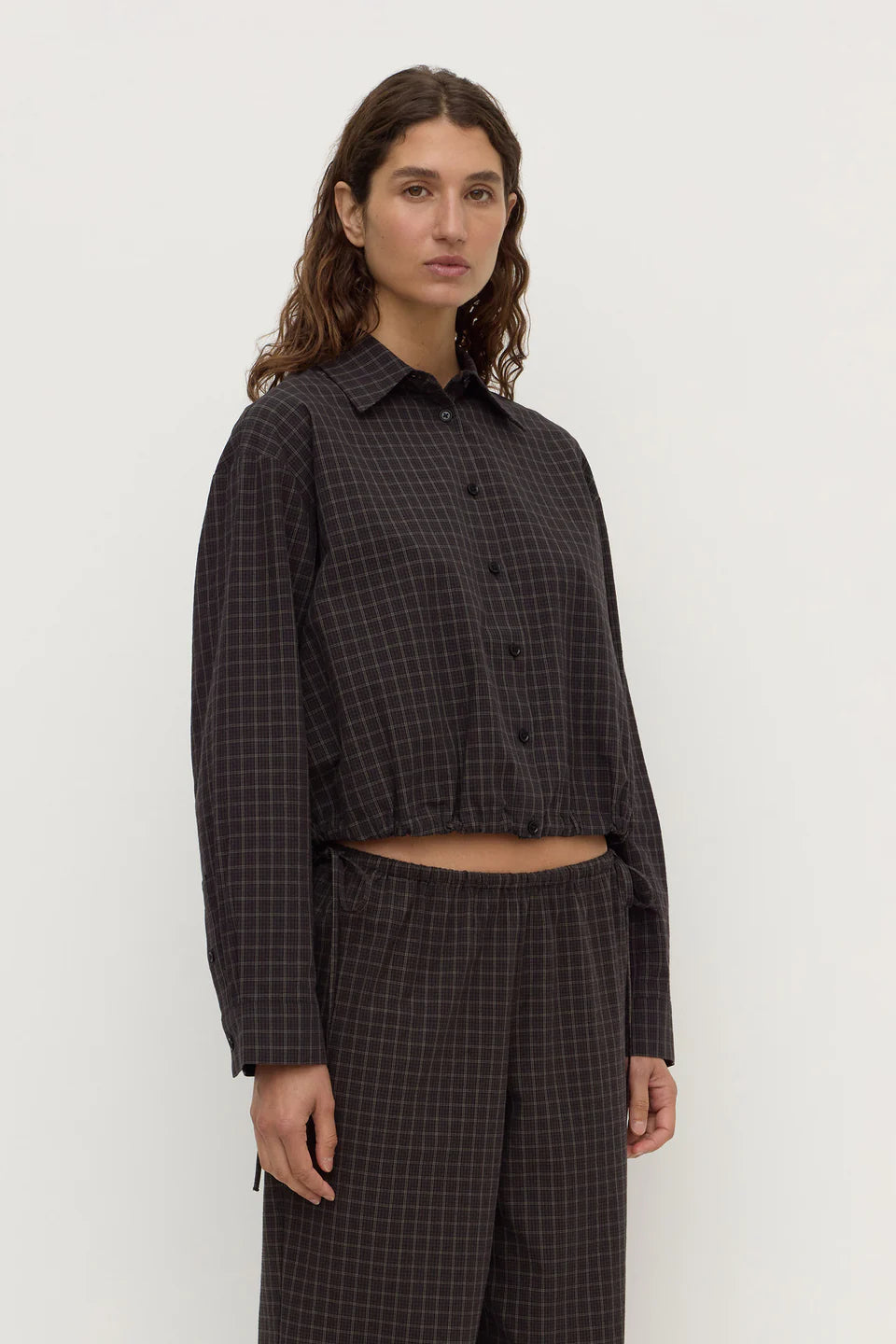 ASSEMBY LABEL Eddie Check Shirt | Brown/Black