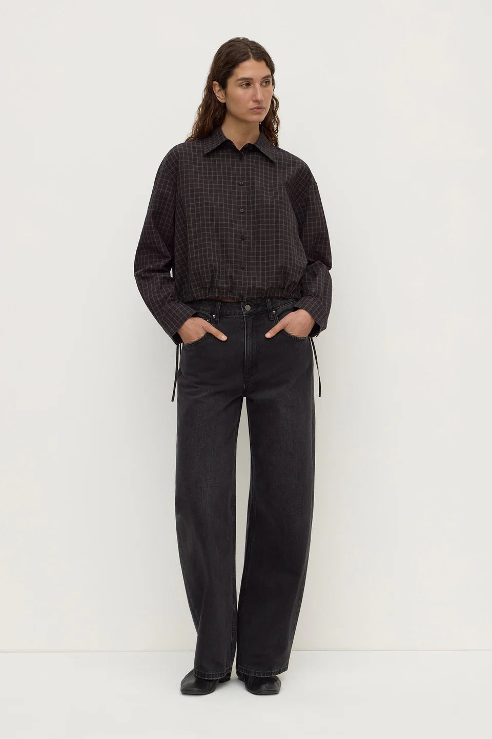 ASSEMBY LABEL Eddie Check Shirt | Brown/Black