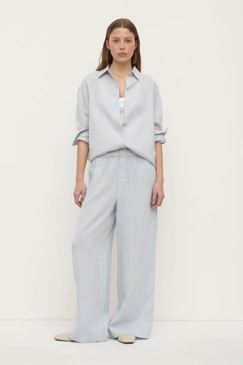 ASSEMBLY LABEL Everyday Linen Pant | Cloud