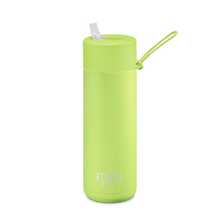Load image into Gallery viewer, FRANK GREEN Reusable Bottle (straw) 595ml/20oz - Pistachio Green
