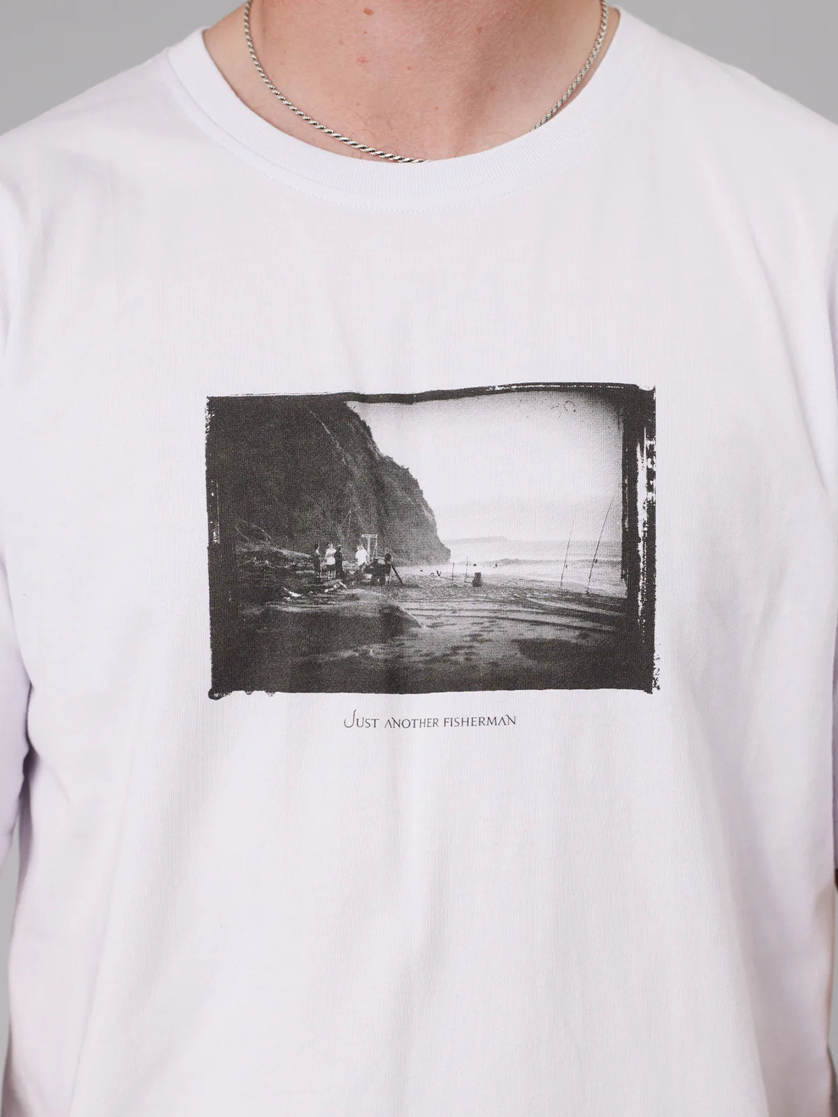 J.A.F Fishing Lifestyle Tee | White