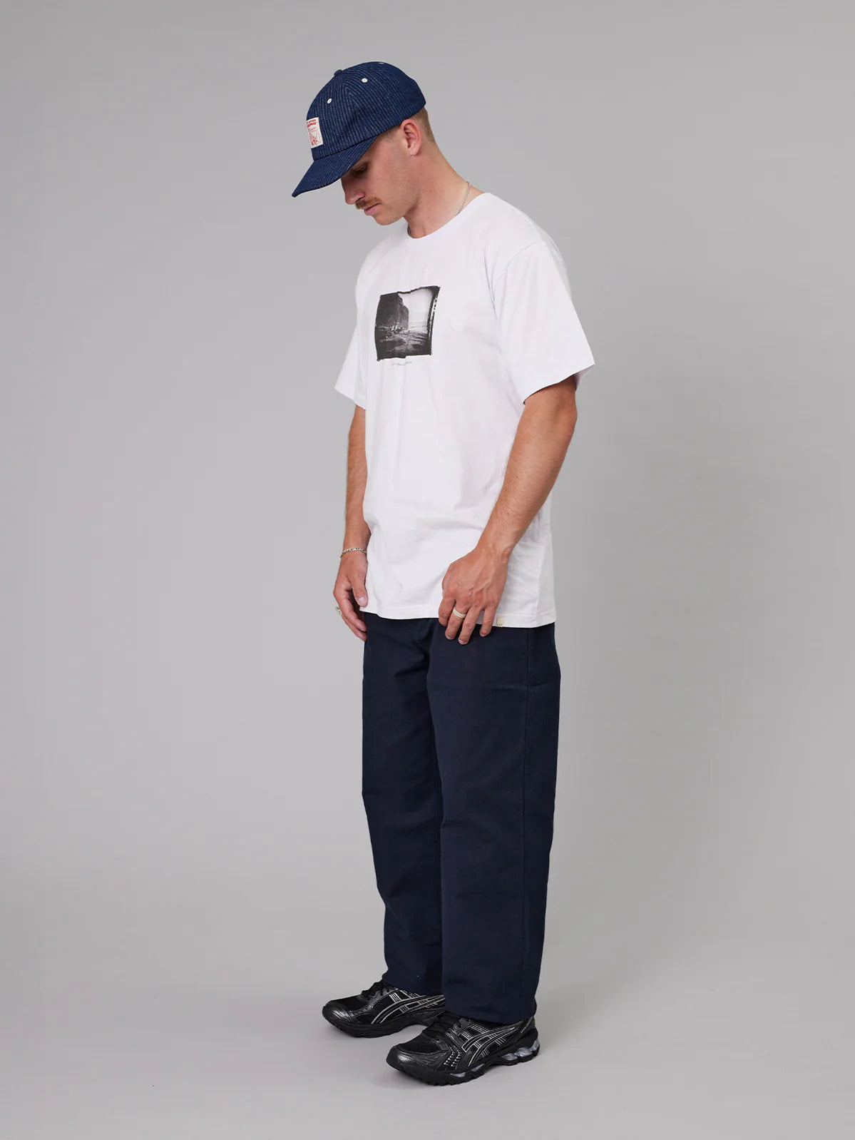 J.A.F Fishing Lifestyle Tee | White