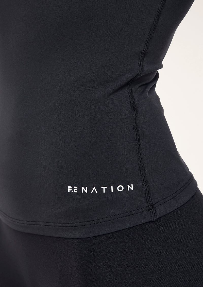 P.E NATION  Foundation Long sleeve Top | Black