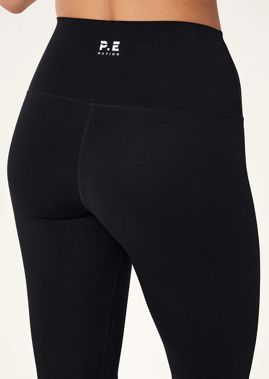 P.E NATION Frequency Full Length Legging | Black
