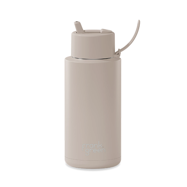 Frank Green 34oz reusable bottle in Moon Dust