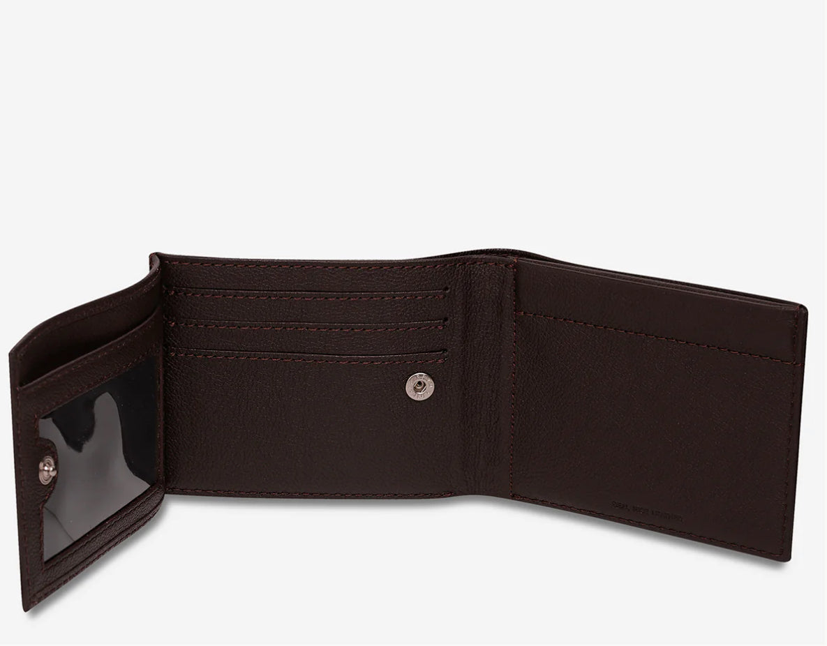 STATUS ANXIETY Noah Wallet | Chocolate