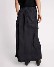 Load image into Gallery viewer, Washed Black Tencil Parachute Skirt | Black
