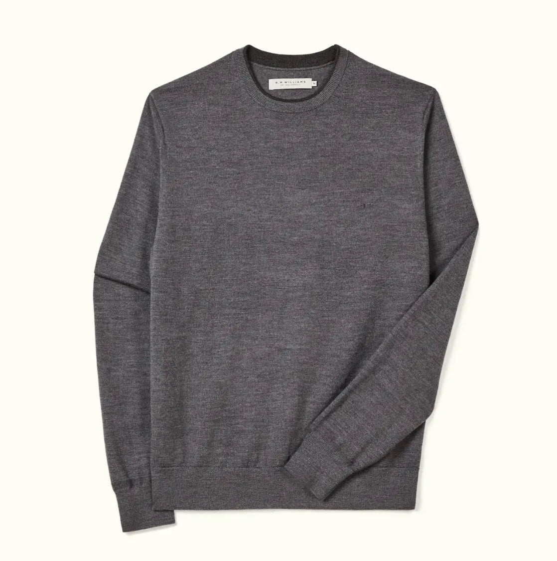 RM WILLIAMS Howe Crew Merino Knit | Grey