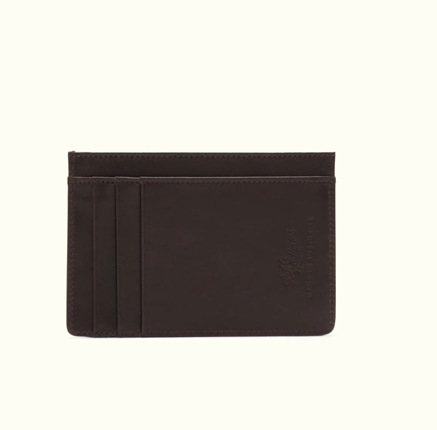 Singleton Vertical Cardholder | Dark Brown