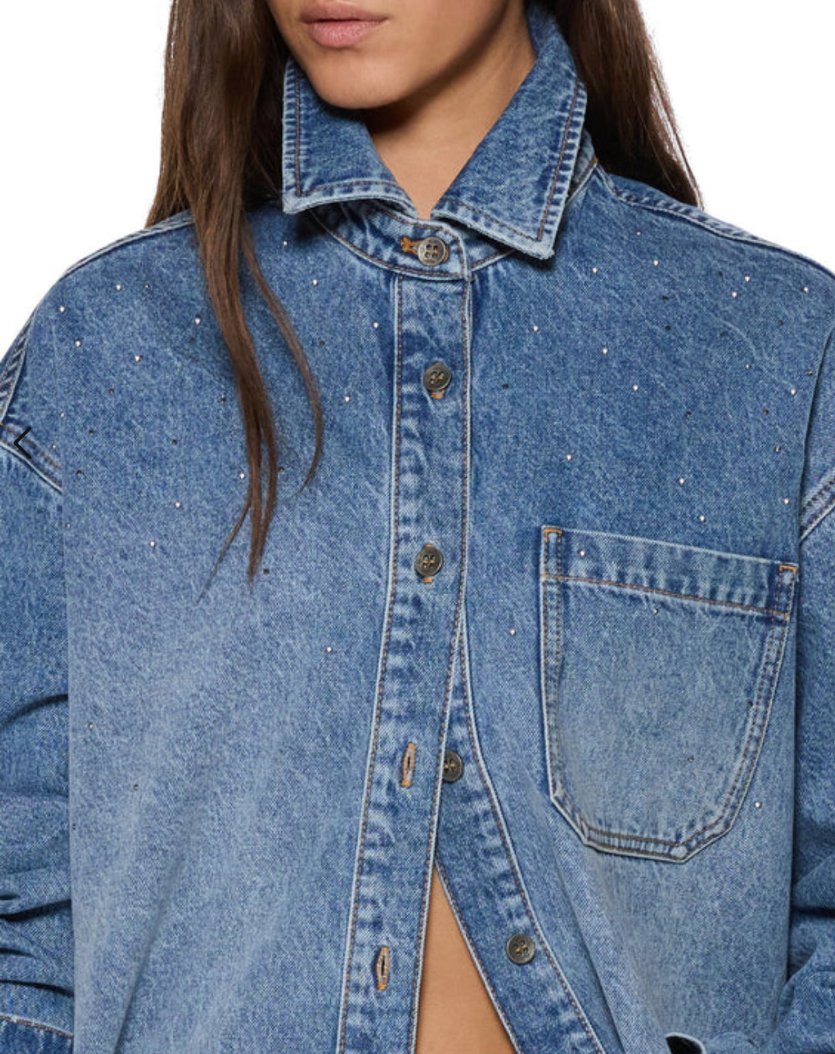 KSUBI Oversized LS Shirt Komet | Denim