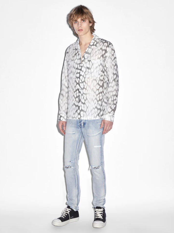 Leo Portal Resort LS Shirt | Grey