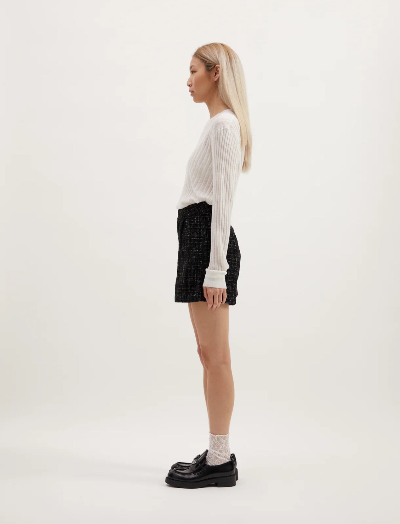 Kyla Shorts | Black Boucle