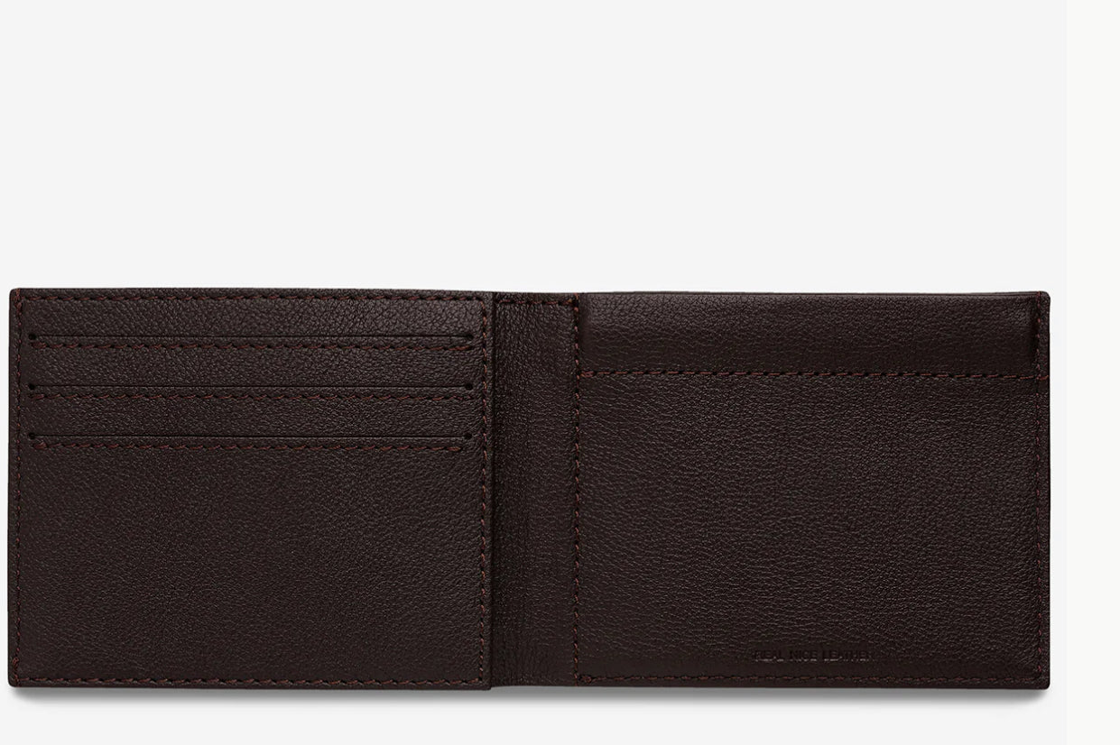 STATUS ANXIETY Noah Wallet | Chocolate