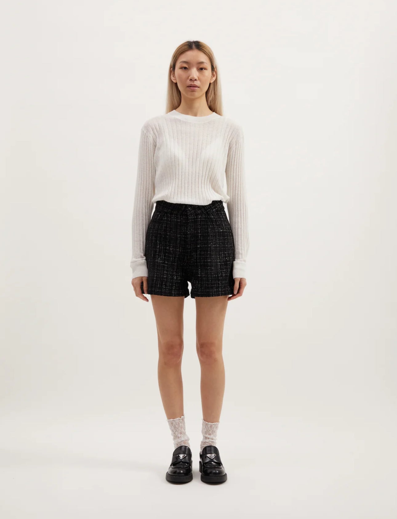 Kyla Shorts | Black Boucle