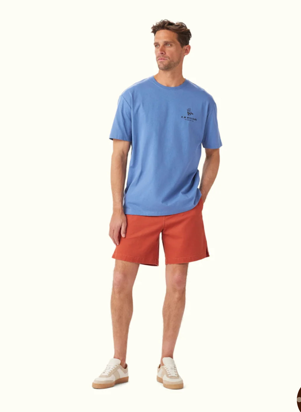 R.M. WILLIAMS Banner T-Shirt | French Navy
