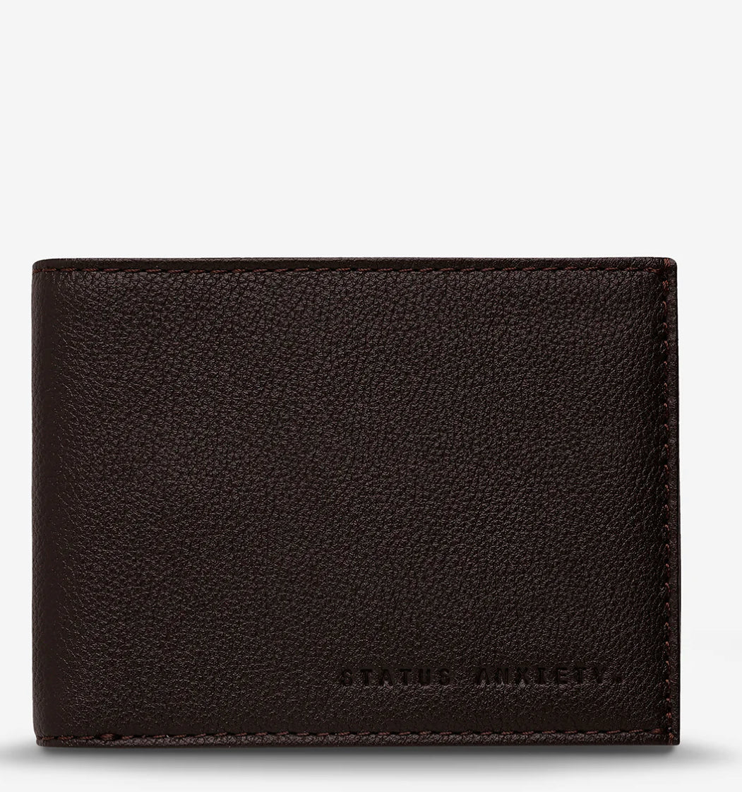 STATUS ANXIETY Noah Wallet | Chocolate
