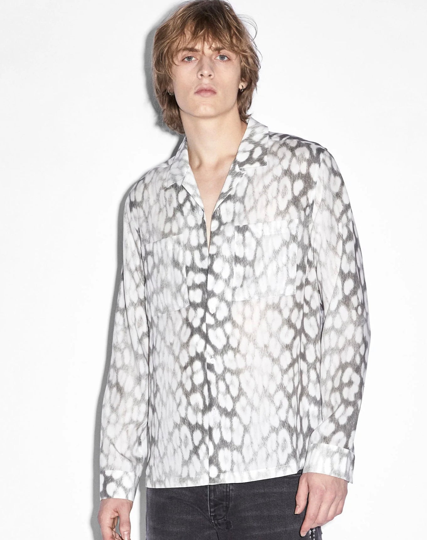 Leo Portal Resort LS Shirt | Grey