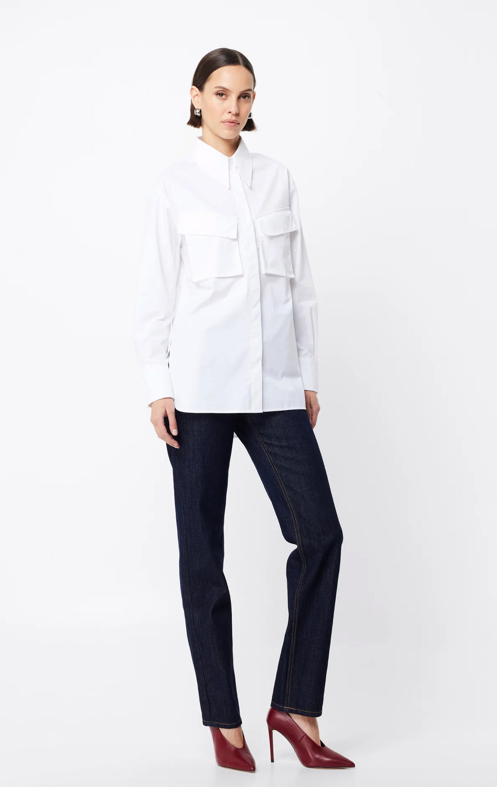 MOSSMAN Tudor Shirt | White
