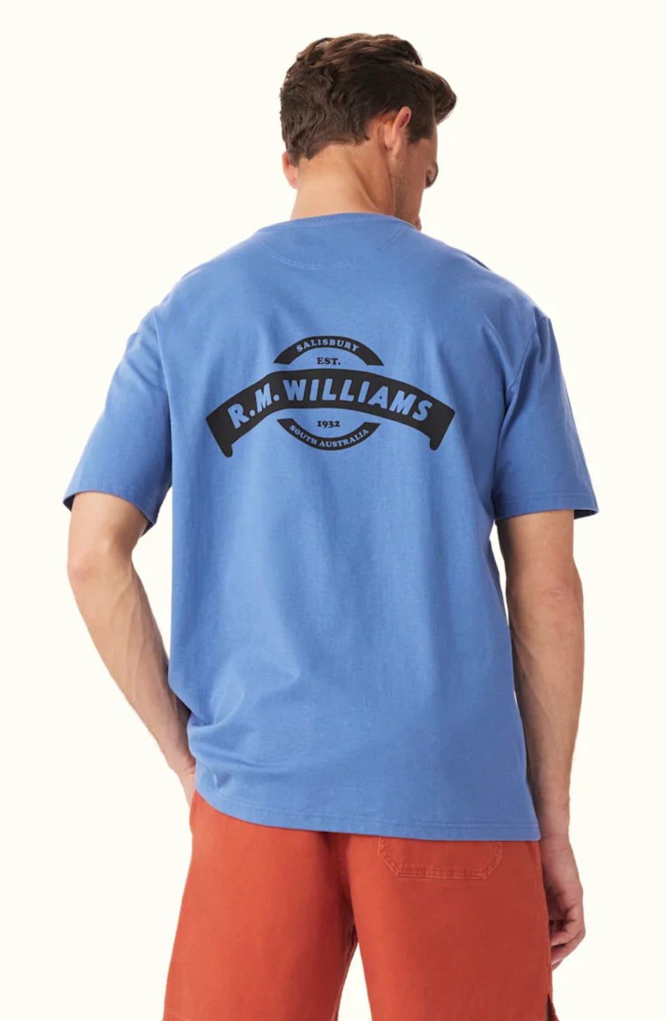 R.M. WILLIAMS Banner T-Shirt | French Navy