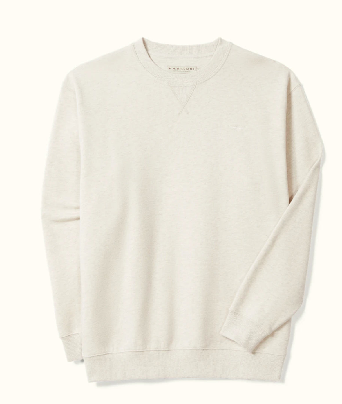 Mini Longhorn Sweatshirt | Ecru