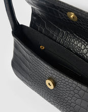 Load image into Gallery viewer, Mini Camille Bag | Black Brushed Croc
