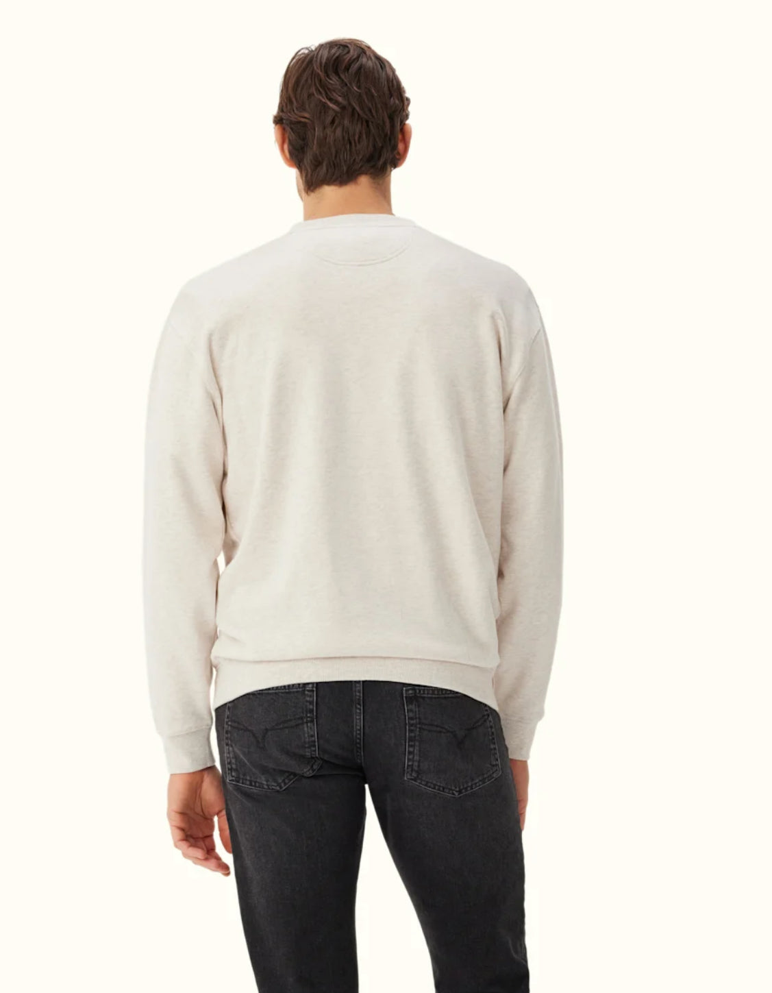 Mini Longhorn Sweatshirt | Ecru