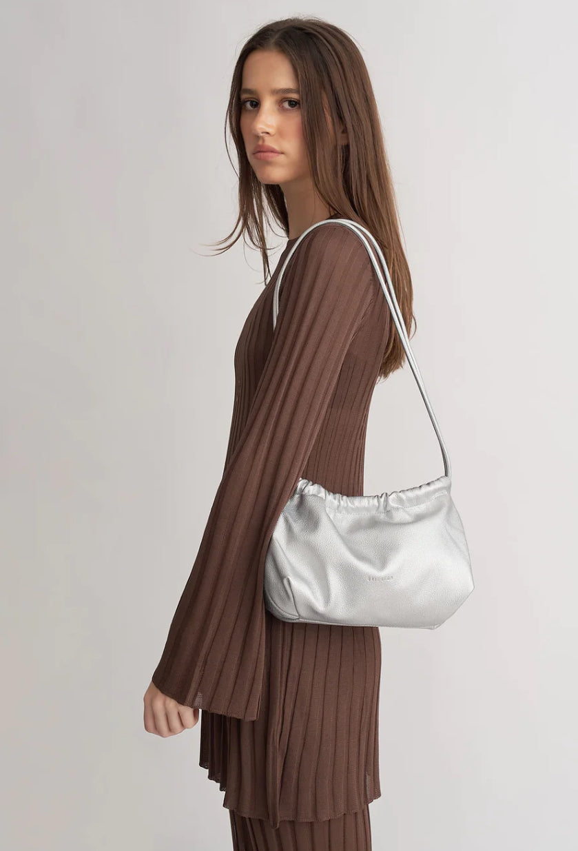 Alma Bag | Metallic Silver