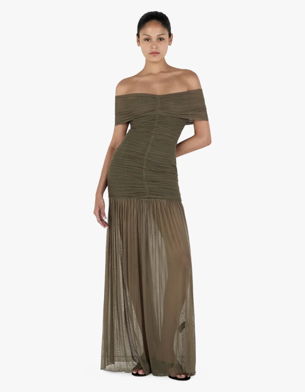 HANSEN Willa Maxi Dress | Olive