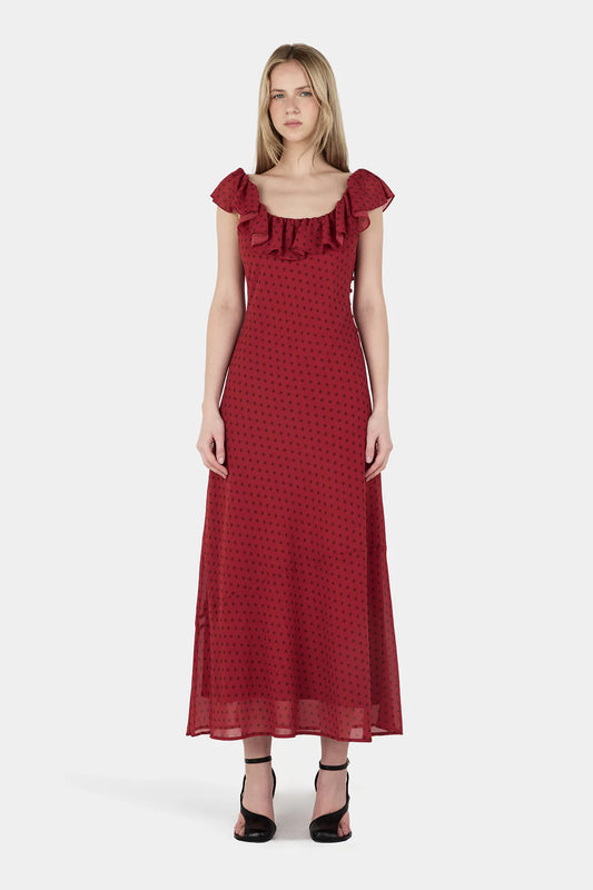 HANSEN Hazel Bias Dress | Samba Polka