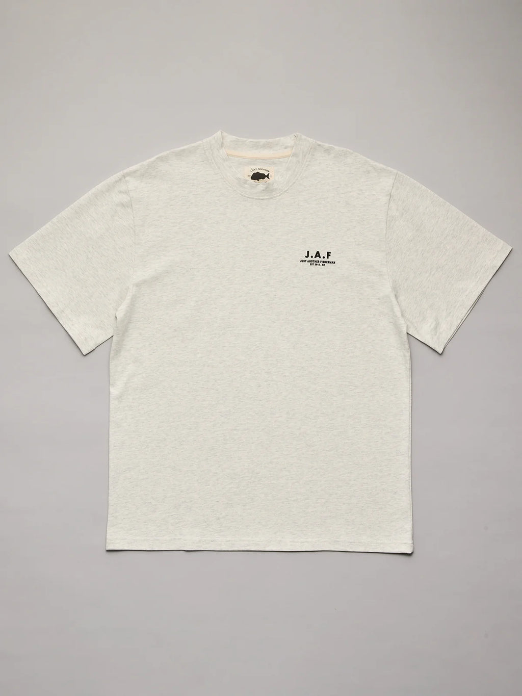 JUST ANOTHER FISHERMAN Heavy Shore Tee | Silver Marle