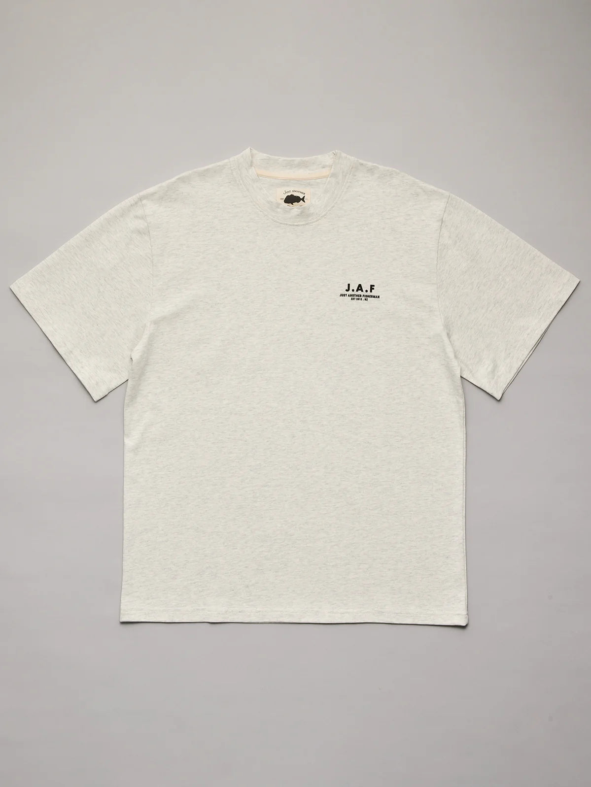 JUST ANOTHER FISHERMAN Heavy Shore Tee | Silver Marle