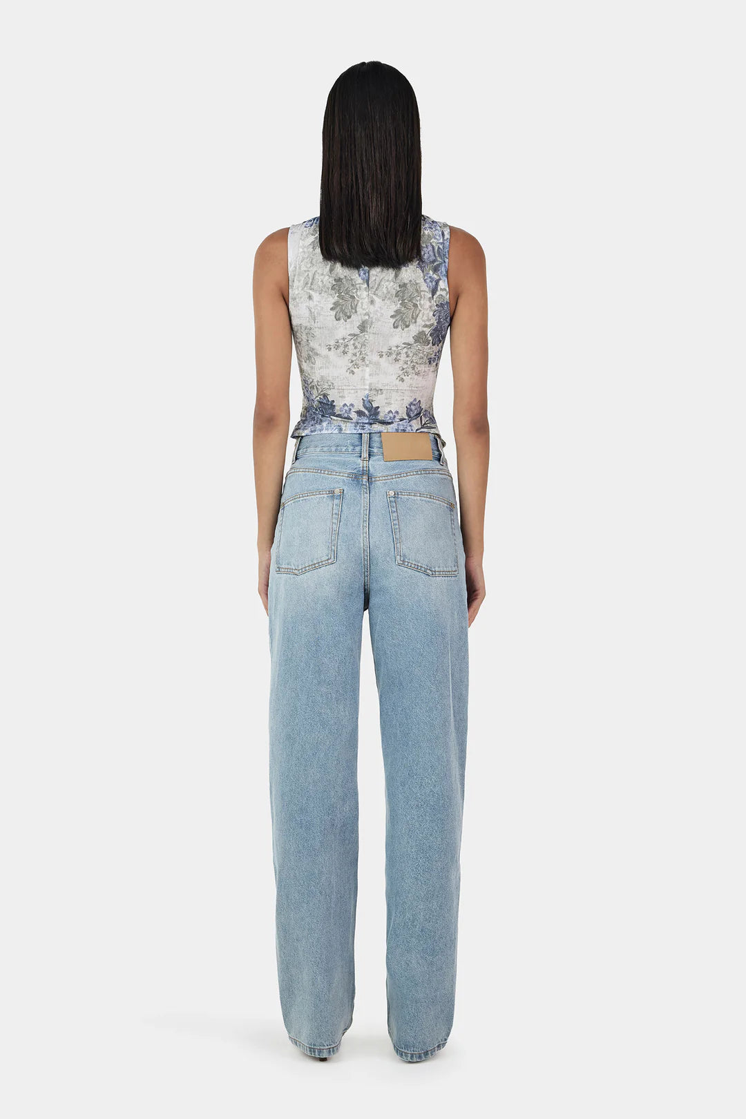 OWNLEY  Honey Corset Top | Botanic Denim