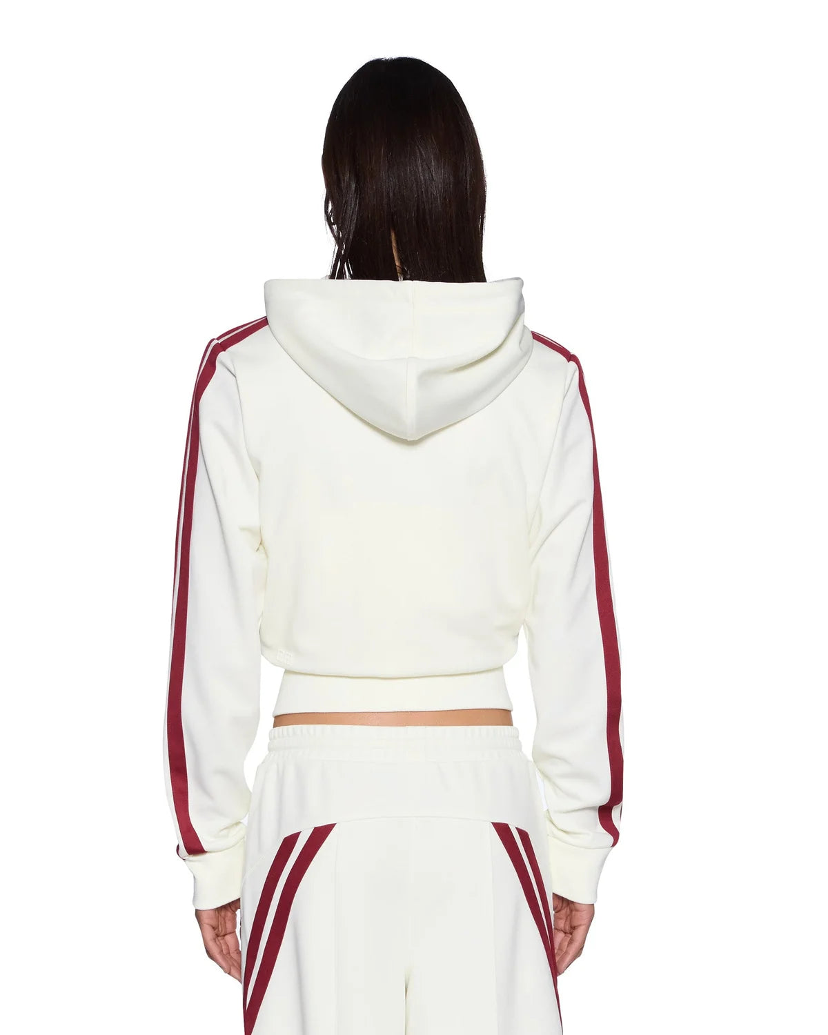 KSUBI Carter Slim Hoodie | Off White Burgundy