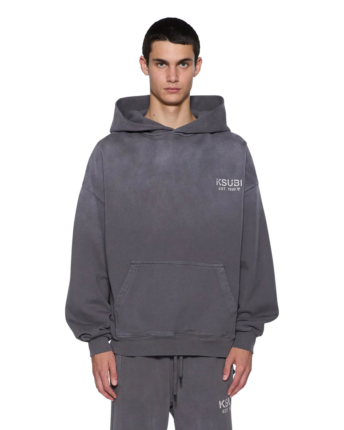 KSUBI State Ekcess Hoodie | Charcoal Fade