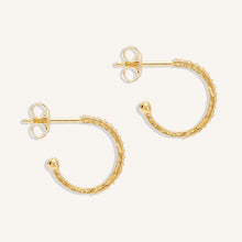 Load image into Gallery viewer, Divine Light Hoops- Gold
