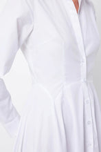 Load image into Gallery viewer, Fixation Maxi Shirt Dress | White
