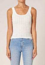 Load image into Gallery viewer, Pointelle Toni Tank Top | Cream
