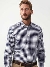 Load image into Gallery viewer, Collins Shirt | Dark Blue Check
