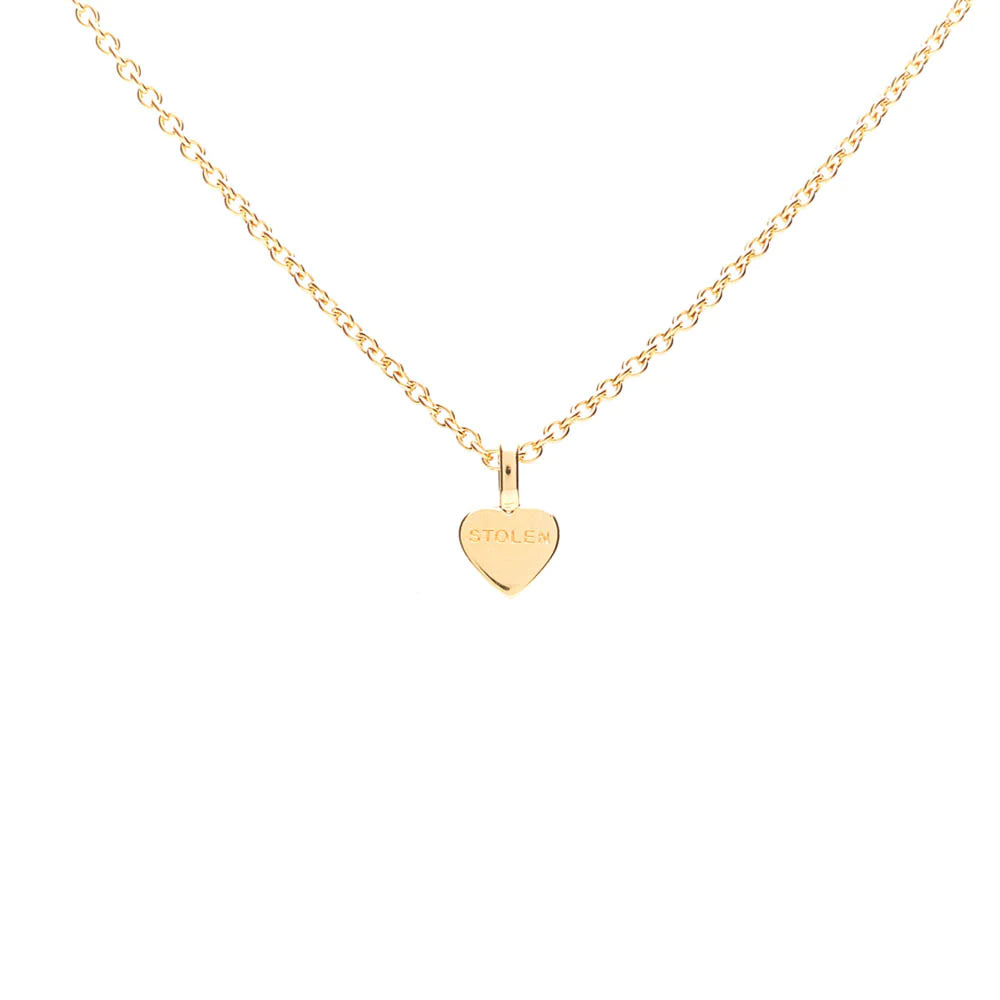 Stolen Heart Necklace | Gold Plated
