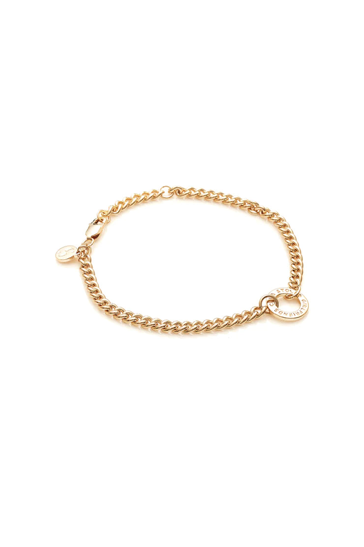 STOLEN GIRLFRIEND CLUB Halo Bracelet | Gold Plated