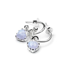 Load image into Gallery viewer, Love Anchor Earrings | Moonstone
