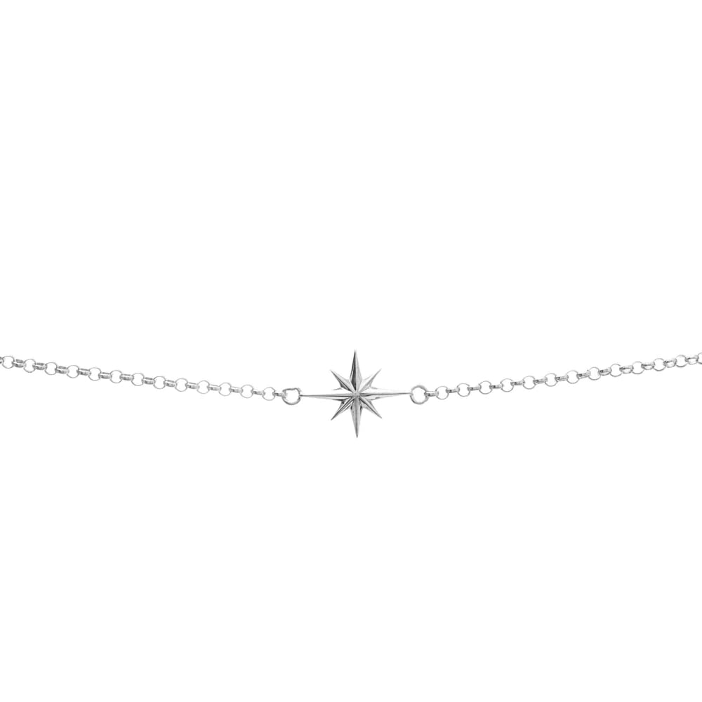 Club North Star Bracelet | Silver