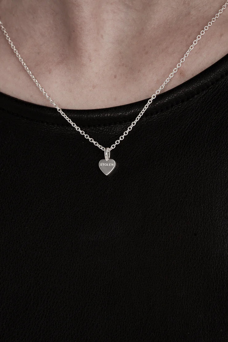 Stolen Heart Necklace | Silver