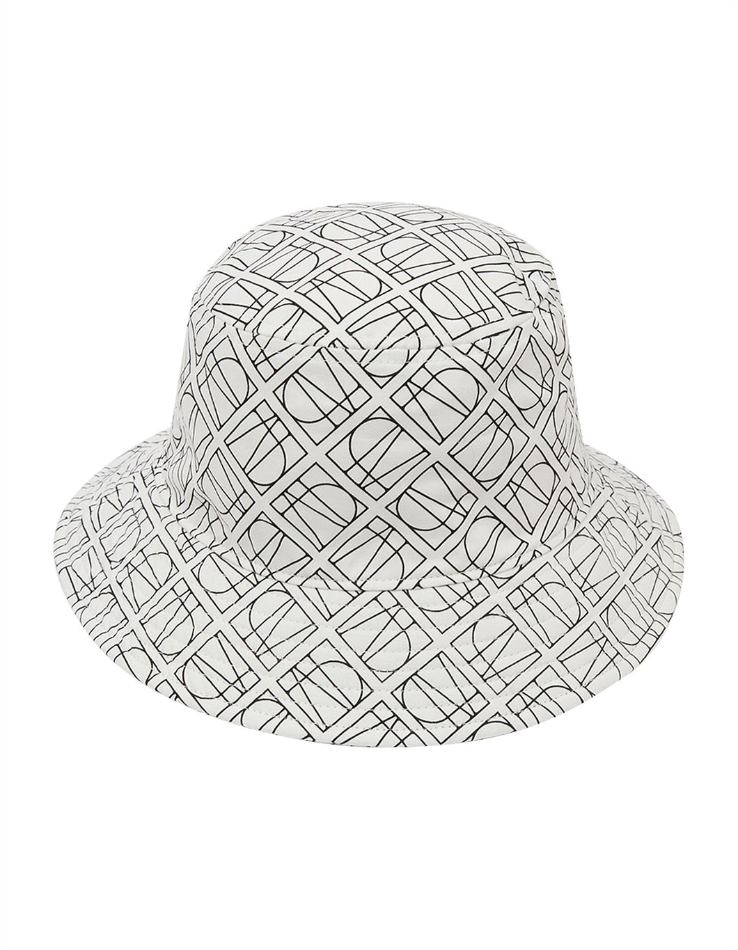 Jaycee Printed Bucket Hat | Soft White